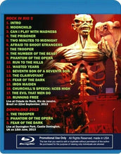 Load image into Gallery viewer, Iron Maiden Rock In Rio Brazil 22nd September 2013 Blu-ray 1 Disc Bonus Music
