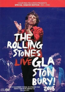 The Rolling Stones Glastonbury! 29th June 2013 2CD 1DVD Set Music Rock F/S