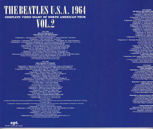 The Beatles USA 1964 Vol. 1 & 2 Set San Francisco Hollywood New York DVD 8 Discs