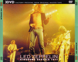Led Zeppelin Kingdome Seattle 1977 DVD 3 Discs 22 Tracks Music Hard Rock F/S