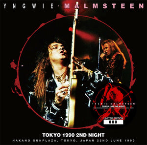 Yngwie Malmsteen Tokyo 1990 2nd Night CD 2 Discs 31 Tracks Nakano Sunplaza