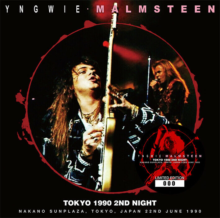 Yngwie Malmsteen Tokyo 1990 2nd Night CD 2 Discs 31 Tracks Nakano Sunplaza