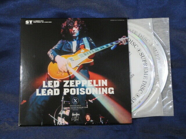 Led Zeppelin Lead Poisoning CD 2 Discs 14 Tracks Empress Valley Music Hard Rock
