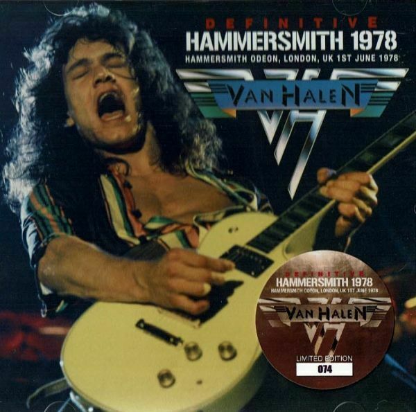 Van Halen Definitive Hammersmith 1978 London UK 1st 1CD STEREO SOUNDBOARD