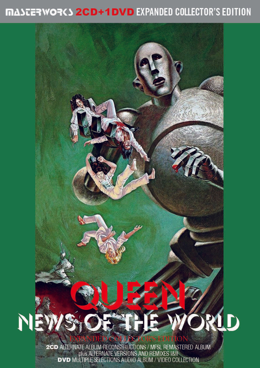 Queen News Of The World Expanded Collector's Edition 2CD 1DVD Set 44 Tracks