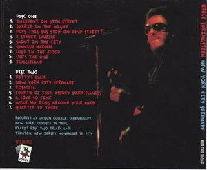 Bruce Springsteen New York City Serenade 1974 CD 2 Discs 16 Tracks Rock Music
