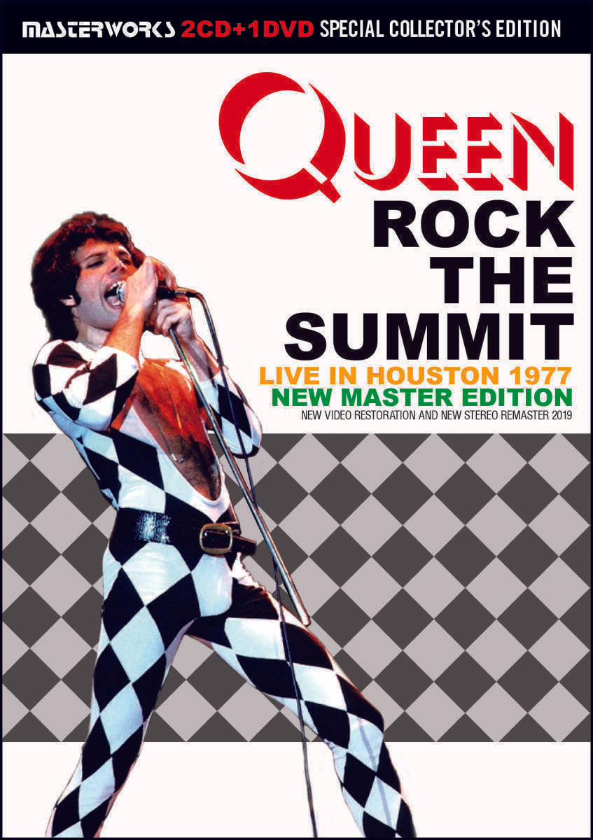Queen Rock The Summit Live In Houston 1977 New Master 2020 Edition 2CD 1DVD Set