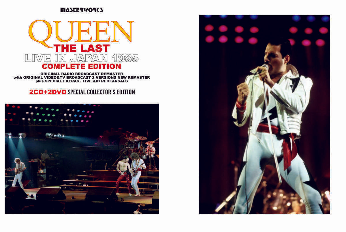 Queen The Last Live in Japan 1985 Complete Edition 2CD 2DVD