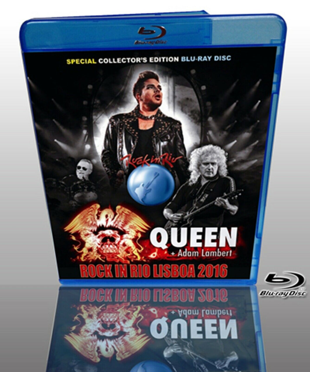 Queen Adam Lambert Rock In Rio Lisboa 2016 Blu-ray 1 Disc 25 Tracks Music Rock