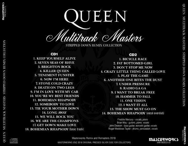 Queen Multitrack Masters The Ultimate Best Remix CD 2 Discs