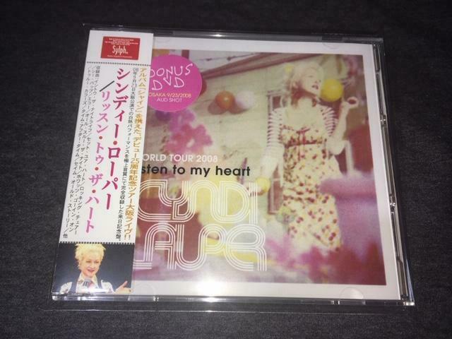 Cyndi Lauper Listen To The Heart 2018 Grand Cube Osaka 1CD 1DVD Set Music Rock