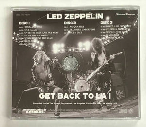 Led Zeppelin Get Back To LA 1 & 2 & 3 1975 CD 9 Discs Set Case Moonchild