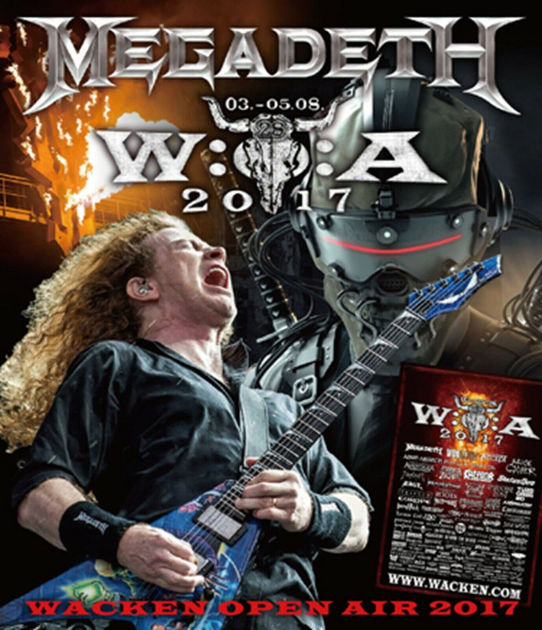 Megadeth Wacken Open Air 2017 Blu-ray 1 Disc 24 Tracks Heavy Metal Music F/S