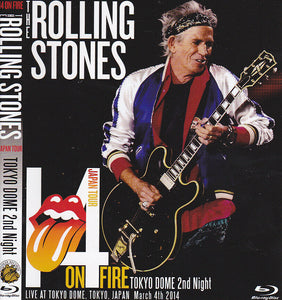 The Rolling Stones 14 On Fire 2014 Tokyo Dome 2nd Night Japan Blu-ray 1BDR