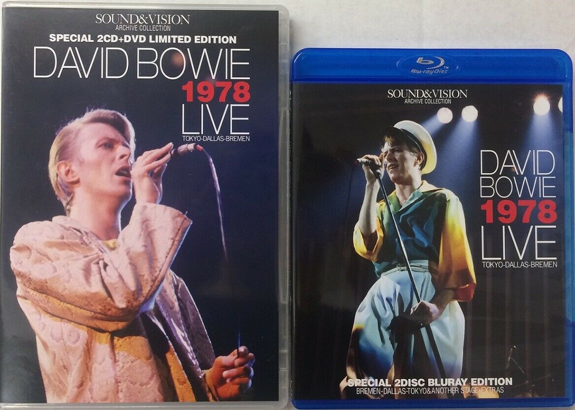 David Bowie 1978 Live Collection Tokyo Dallas Bremen 2CD 1DVD 2Blu