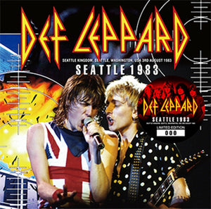 Def Leppard Seattle 1983 August 3 CD 2 Discs 27 Tracks Music Rock Washington F/S