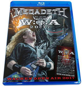 Megadeth Wacken Open Air 2017 Blu-ray 1 Disc 24 Tracks Heavy Metal Music F/S