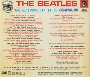 The Beatles The Ultimate Let It Be Companion His Master's Choice TMOQ 2 DVD Case