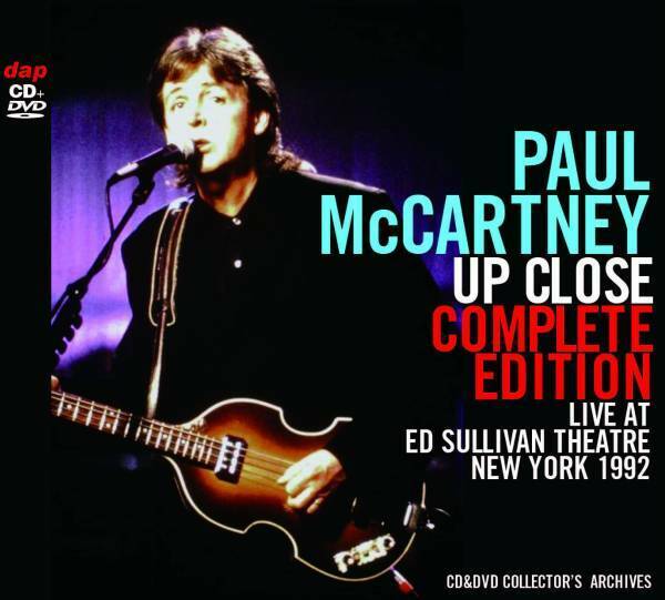 Paul McCartney Up Close Complete Edition ED SULLIVAN THEATRE New York 1CD + 1DVD