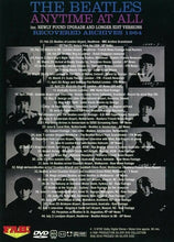 Load image into Gallery viewer, The Beatles Recovered Archives 1964 Anytime At All DVD 1 Disc 44 Tracks Music
