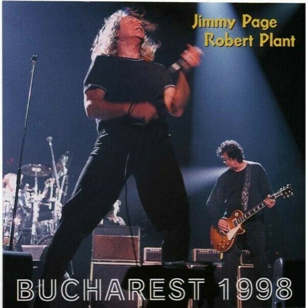Jimmy Page Robert Plant Bucharest 1998 CD 1 Disc 10 Tracks Music Hard Rock F/S