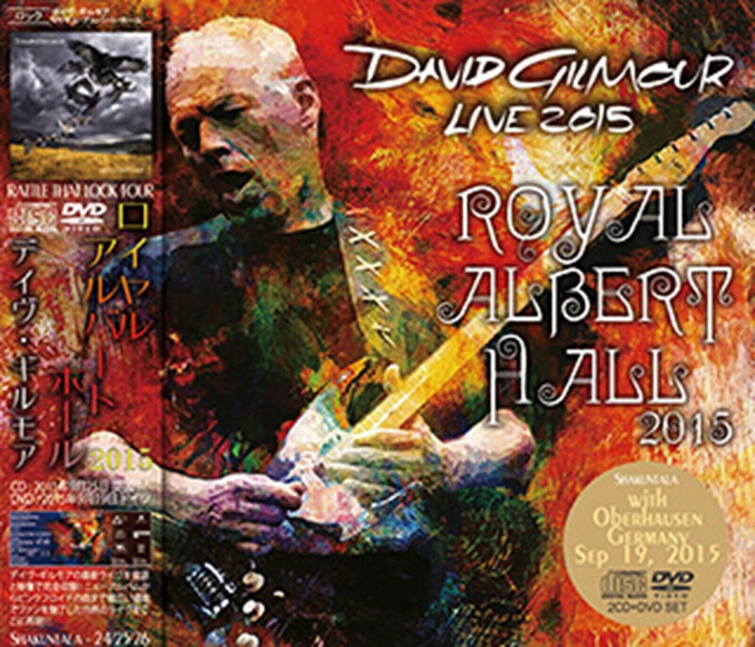 David Gilmour September 2015 Royal Albert Hall 2CD 1DVD Set Music Rock Pops F/S