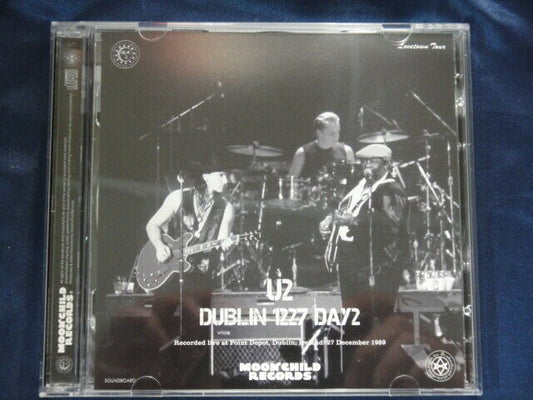 U2 Dublin 1227 Day2 Lovetown Tour 1989 CD 2 Discs Moonchild Records Music Rock