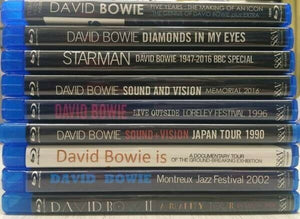 David Bowie Memorial Program Live Performances 9 Titles 11 Blu-Ray discs set