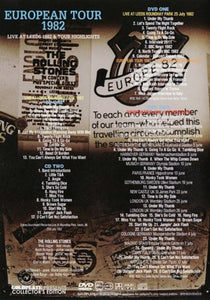 The Rolling Stones European Tour 1982 Leeds Touor Highlights 2 CD 2 DVD Case Set