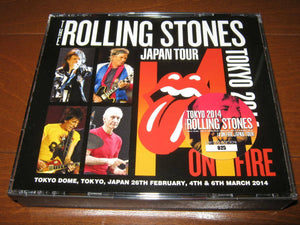 The Rolling Stones 14 On Fire 2014 Japan Tokyo Dome SEE NO EVIL CD 6 Discs Case