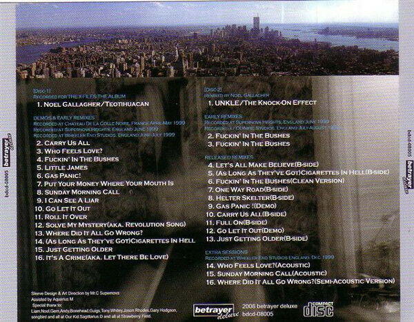 Oasis Standing On The Shoulder Of Giants Sessions 1999 2CD