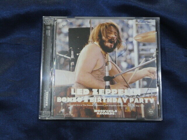 Led Zeppelin Bonzo's Birthday Party CD 3 Discs 17 Tracks Moonchild Records Music