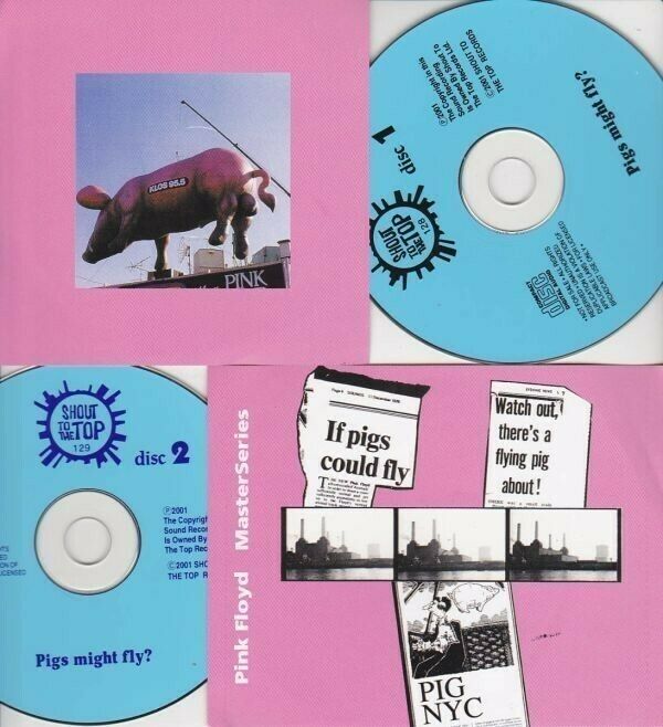 Pink Floyd Pigs Might Fly? 1977 Madison Square Garden CD 2 Discs 12 Tracks Music