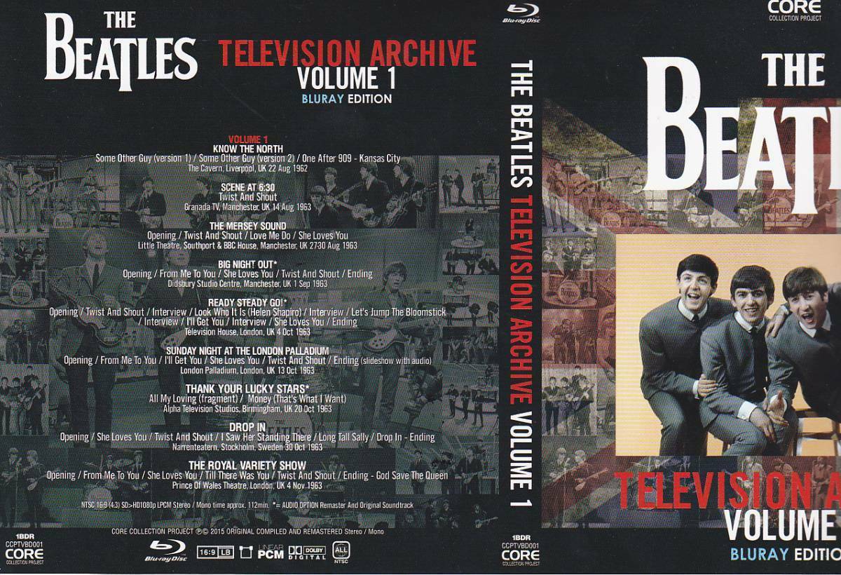 The Beatles Television Archive Vol 1-6 Complete Blu-ray 6 BDR Set