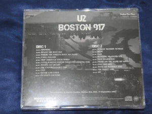 U2 Boston 917 Joshua Tree Tour 1987 CD 2 Discs Set Moonchild Records Rock