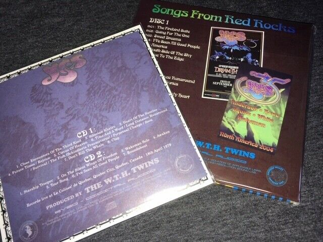 Yes Songs From Red Rocks 2004 September 10 CD 4 Discs Empress Valley