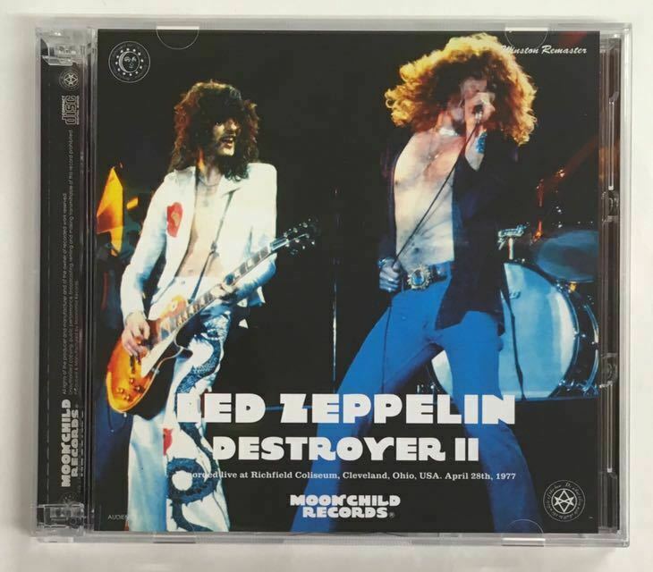 Led Zeppelin Destroyer 2 II 1977 Winston Remaster CD 3 Discs Case Set Moonchild