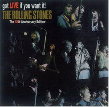 Load image into Gallery viewer, The Rolling Stones Got Live If You Want It 45th Anniversary Edition CD 1 Disc
