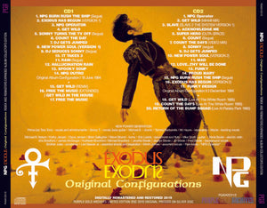 Prince NPG Exodus Original Configurations New Power Generation 2 CD