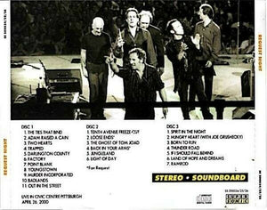 Bruce Springsteen Request Night 2000 April 16 CD 3 Discs 24 Tracks Music Rock