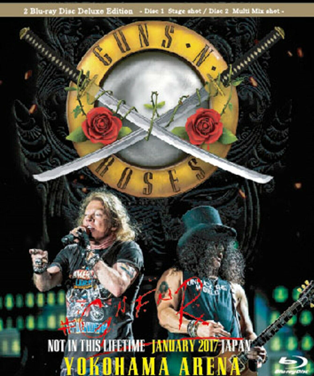 Guns N' Roses Yokohama Arena 2017 Blu-ray 2 Discs 29 Tracks 2BDR