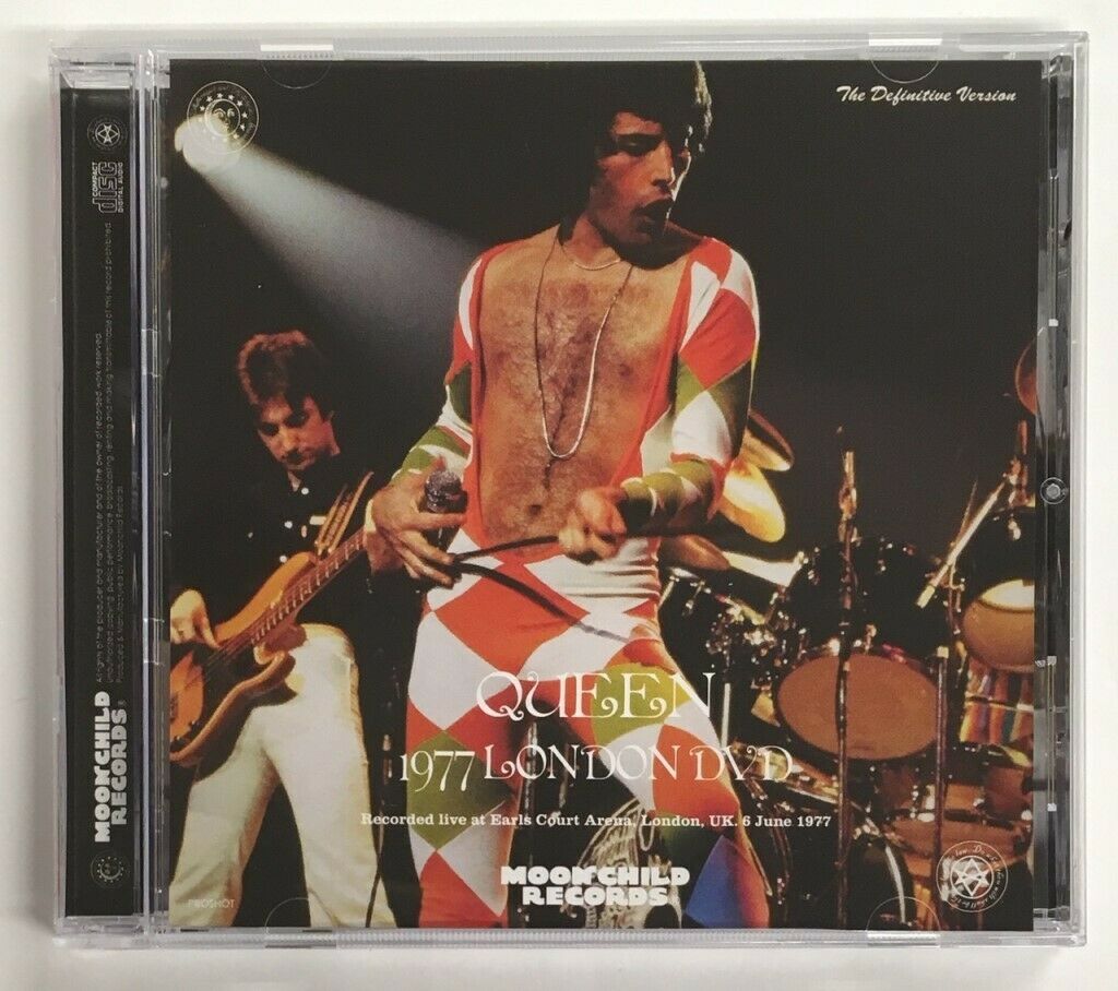 Queen 1977 London DVD The Definitive Version Moonchild Records 1 Disc Case Set