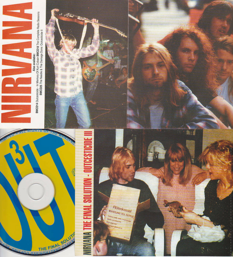Nirvana The Final Solution Outcesticide III CD 1 Disc 23 Tracks Music Rock F/S