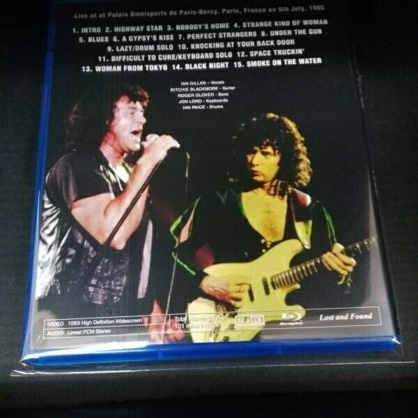 Deep Purple Paris 1985 HD Edition Blu-ray 1 Disc 15 Tracks Hard Rock Japan F/S