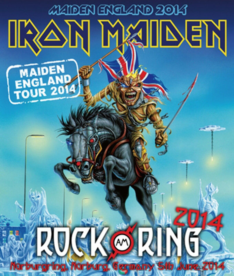 Iron Maiden Rock Am Ring 2014 Germany Blu-ray 1 Disc 20 Tracks Heavy Metal Music