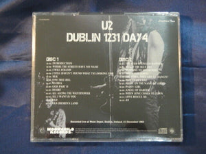 U2 Dublin 1231 Day4 Lovetown Tour 1989 CD 2 Discs Moonchild Records Music Rock