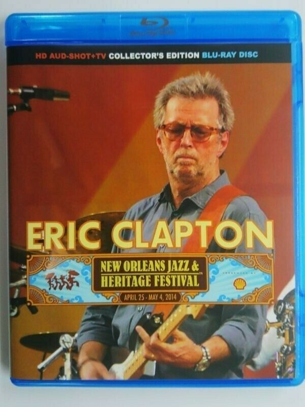 Eric Clapton New Orleans Jazz & Heritage Festival 2014 Blu-ray 1 Disc 20 Tracks