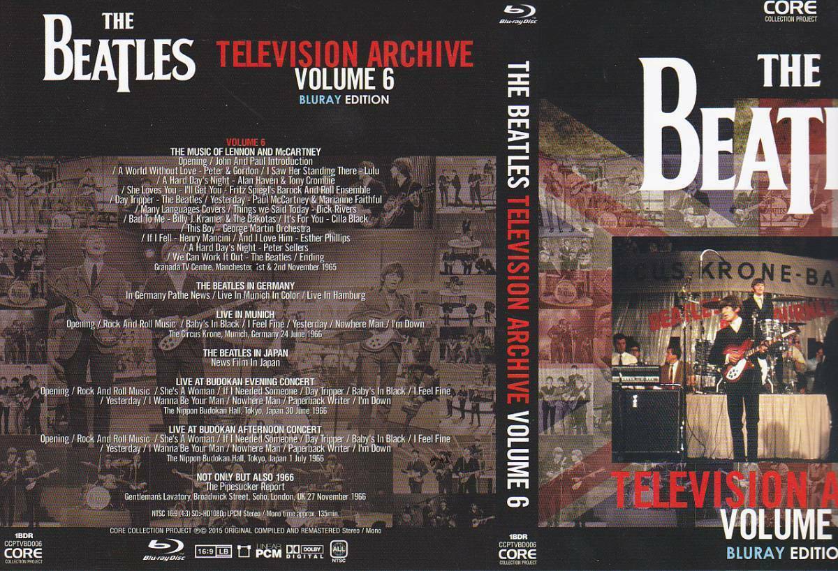 The Beatles Television Archive Vol 1-6 Complete Blu-ray 6 BDR Set