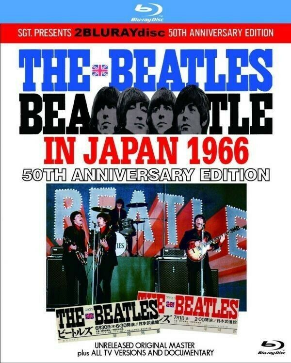 The Beatles In Japan 50th Anniversary Edition Blu-ray 2 Discs BDR SGT.