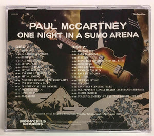 Paul McCartney One Night In A Sumo Arena 2018 CD 2 Discs Set Moonchild Records